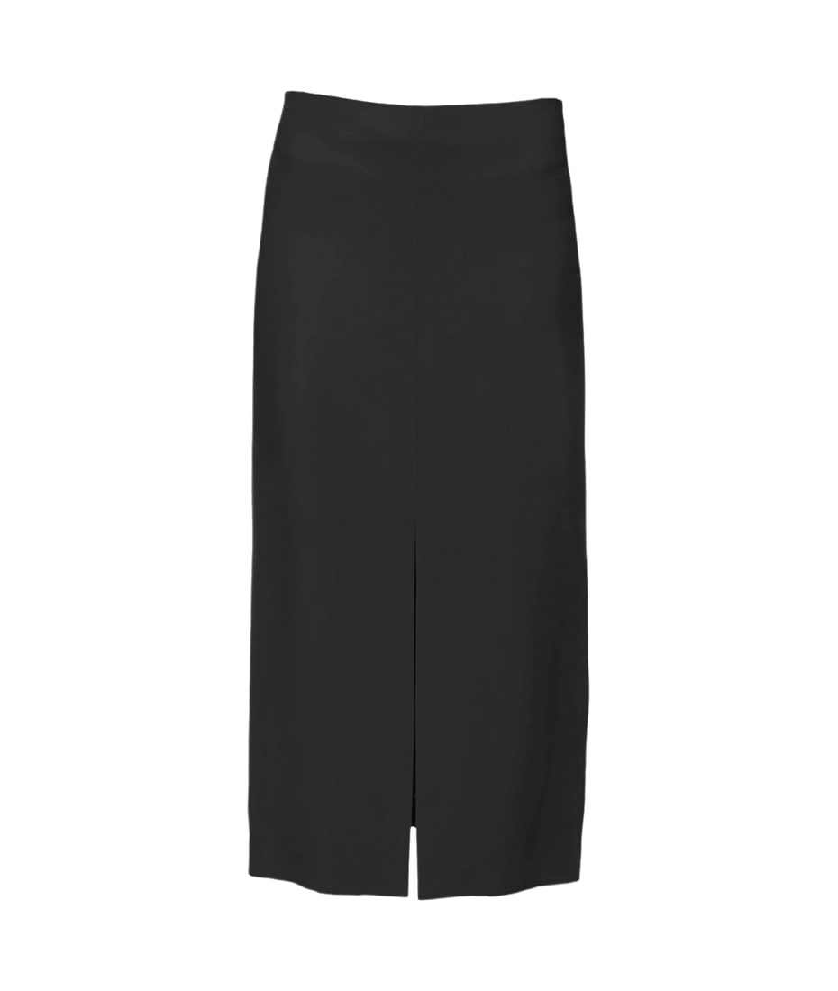 Carven Acetate And Viscose Midi Skirt
