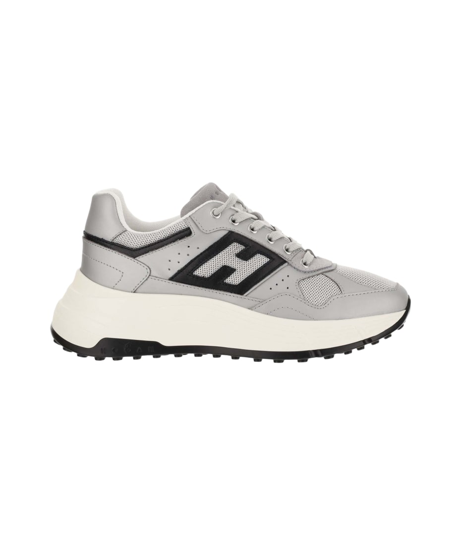 スニーカー HOGAN FW24 HI-FI SNEAKER (HXW6690FK70_TLJ0VBO) Sneakers Hogan Hi-Fi GREY, PINK, IVORY for Woman