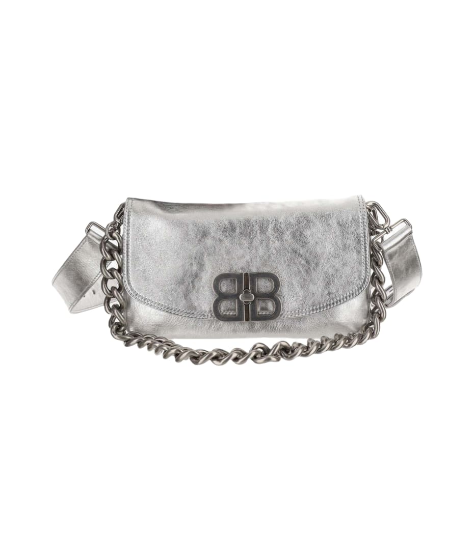 balenciaga silver crossbody