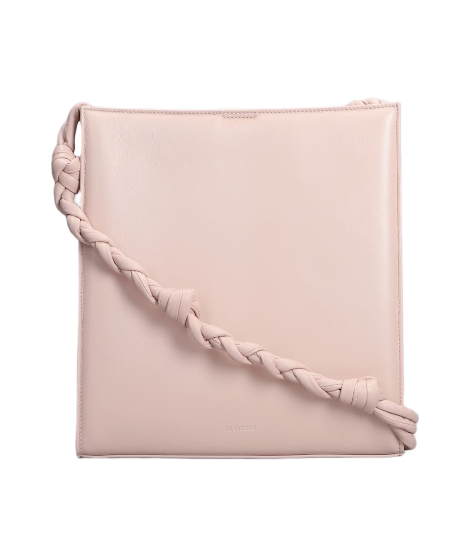 ショルダーバッグ・ポシェット Jil Sander Pink Leather Tangle Shoulder Bag Jil Sander Tangle Calfskin Shoulder Bag (Shoulder bags