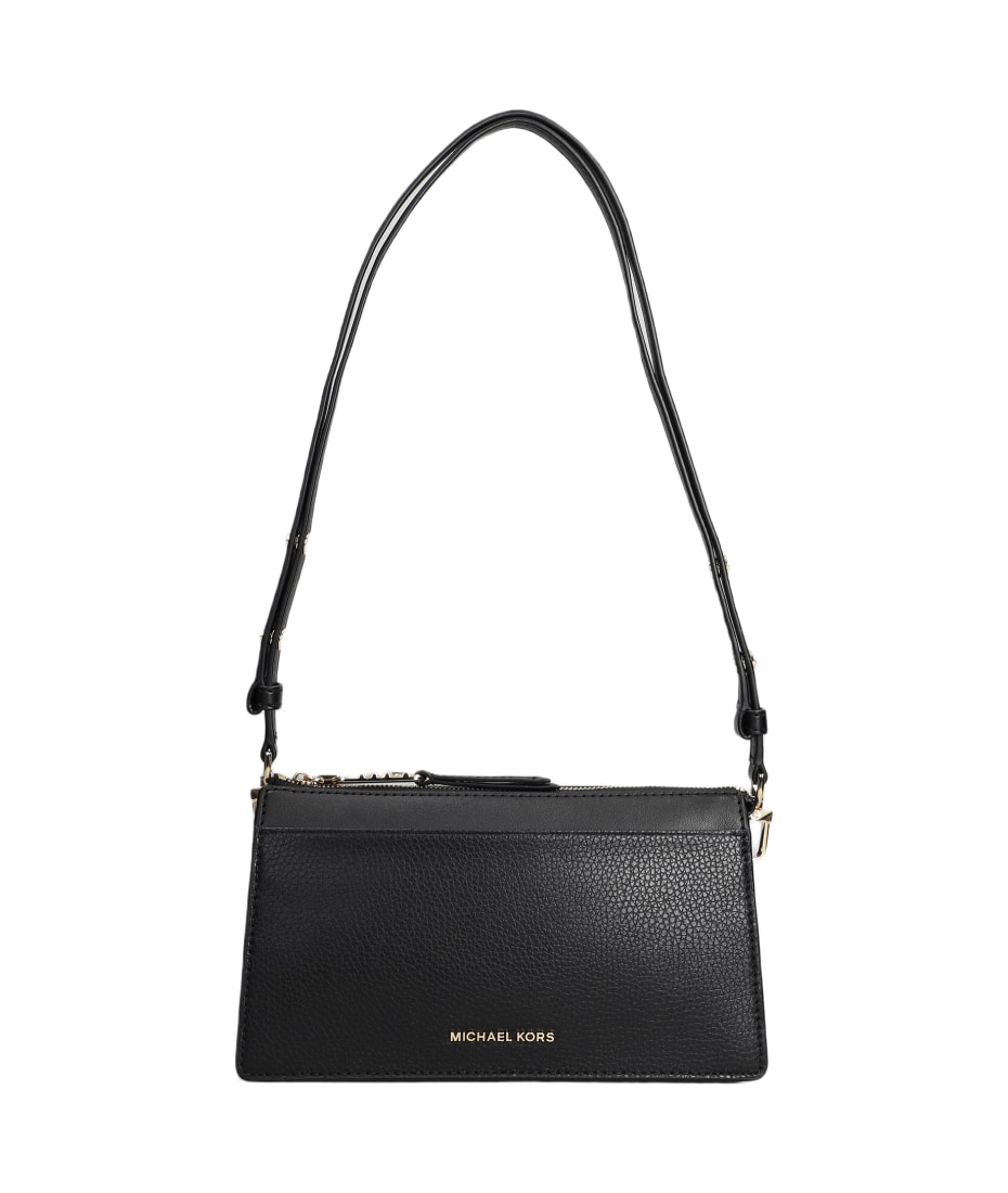【送料&関税込】Michael Kors Empire Portfolio Michael Kors Empire Shoulder Bag In Black Leather | italist