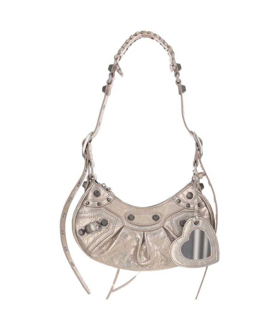 Balenciaga Le Cagole Xs Metallic Shoulder Bag | italist