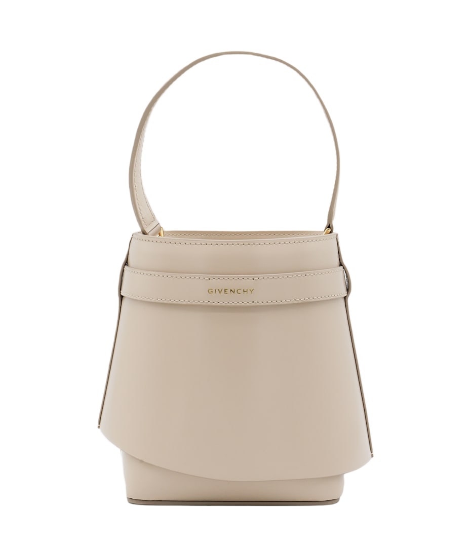 GIVENCHY｜ (BB50WGB00D 001) Shark Lock bucket bag in Box leather in - black | Givenchy NAL