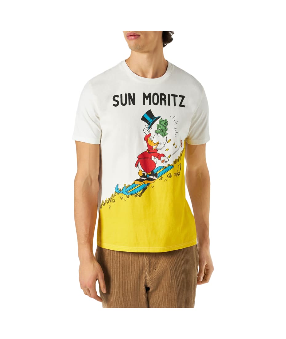 MC2 Saint Barth Sun Moritz Uncle Scrooge T shirt Disney Special