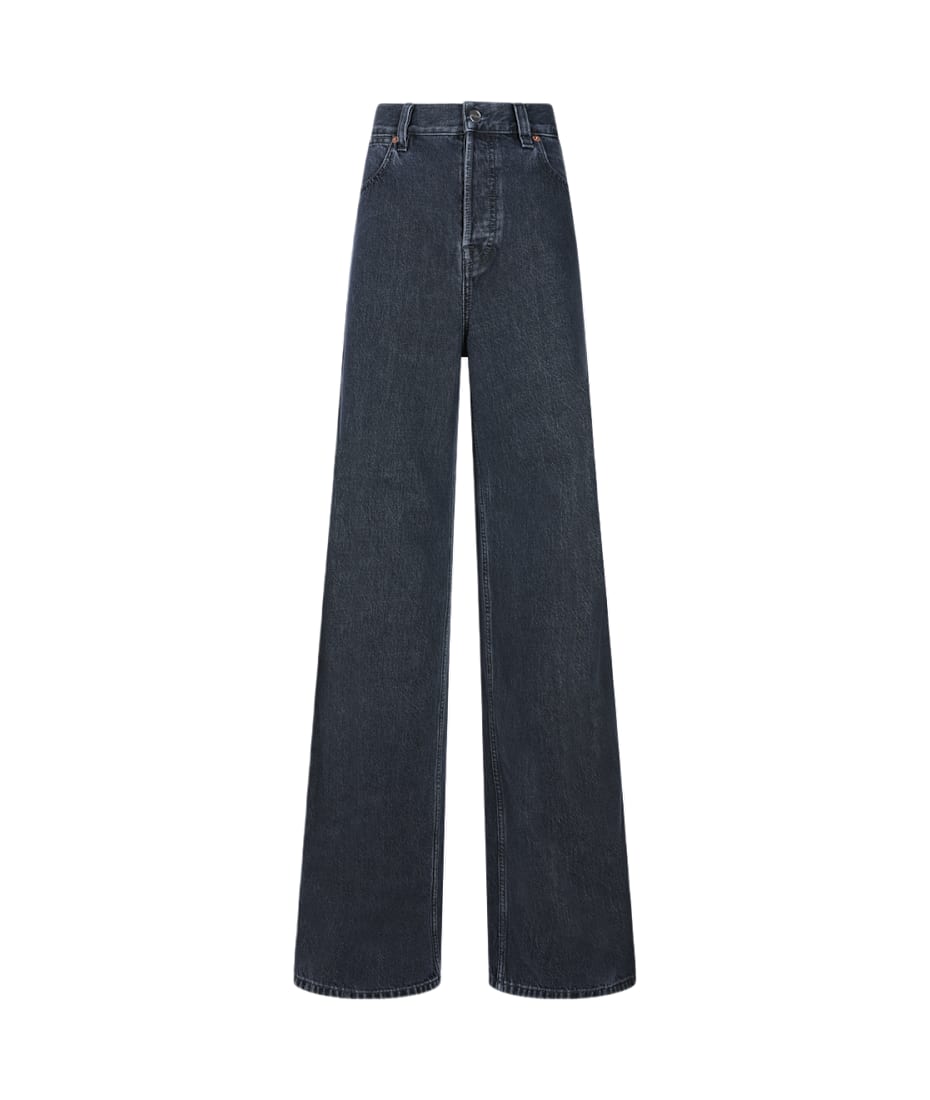 Gucci Black Cotton Denim Jeans | italist