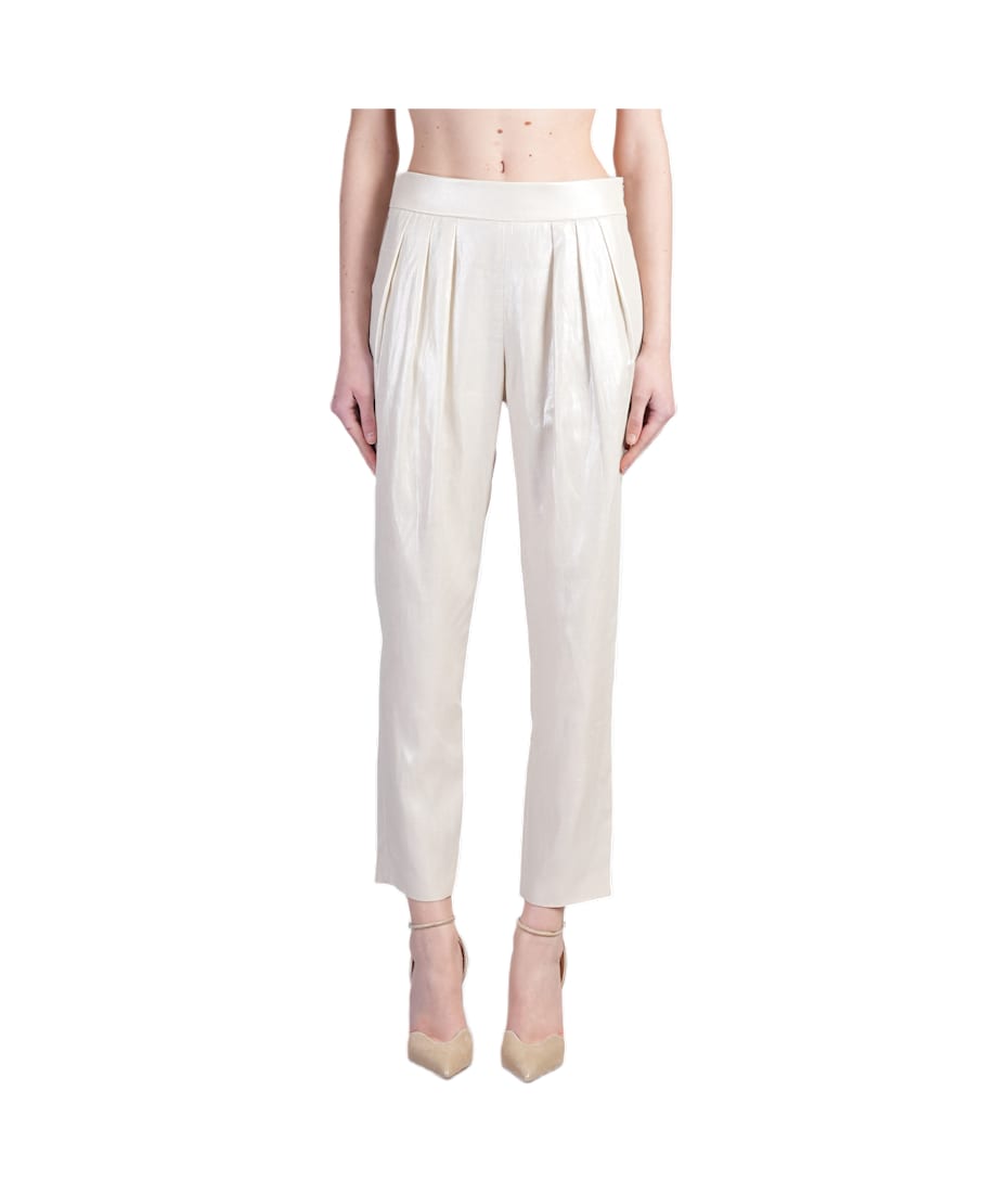 パンツ GIORGIO ARMANI Giorgio Armani Viscose Pants Giorgio Armani Pants In Beige Viscose | italist