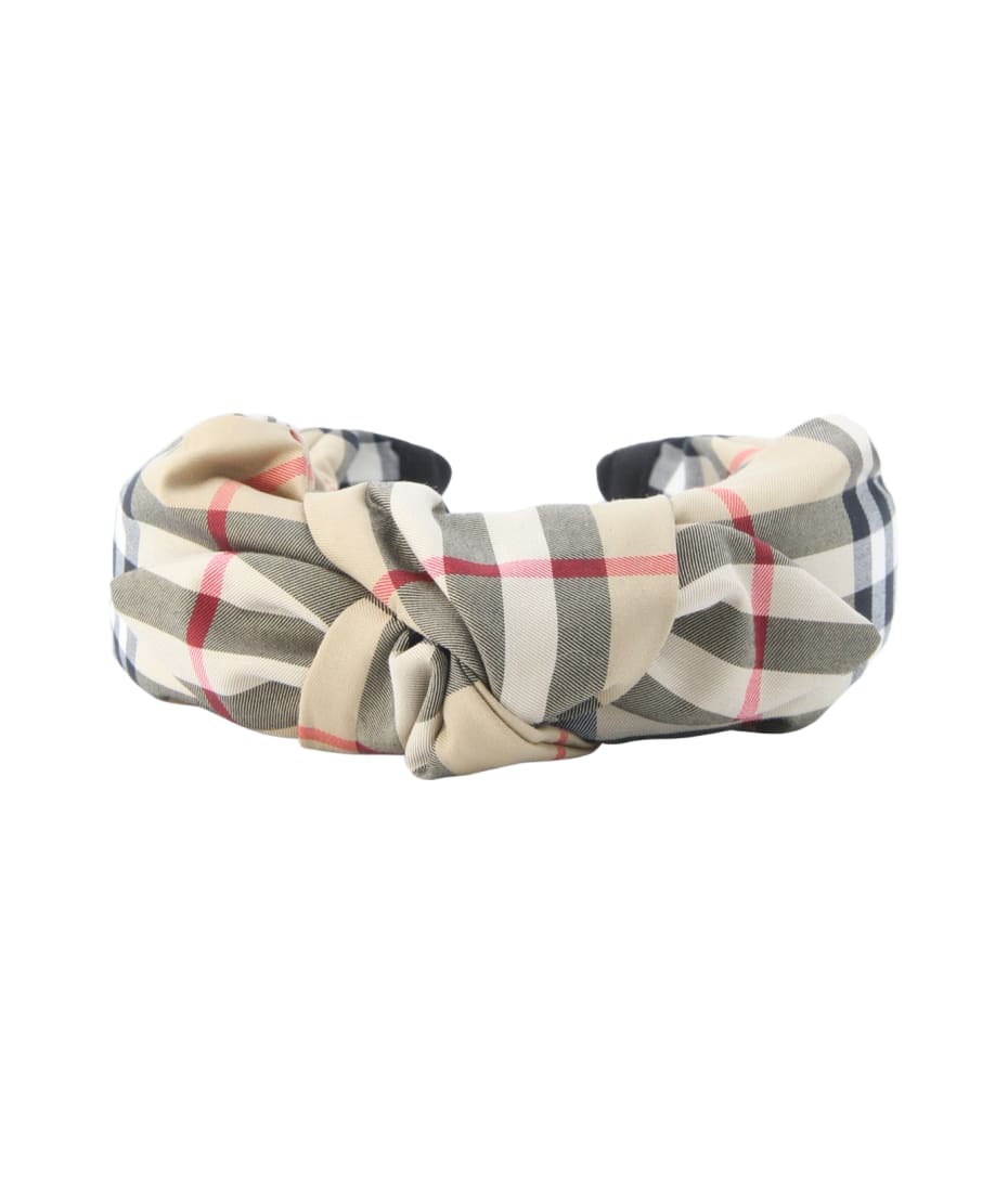 Burberry Archive Beige Check Hairband - side stripe trousers burberry trousers archive beige chk