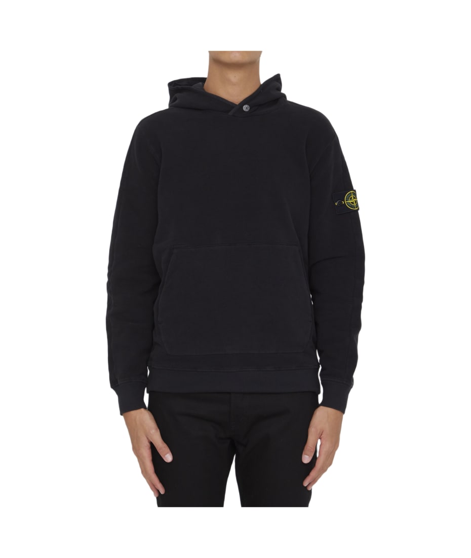 Stone island cotton sales hoodie