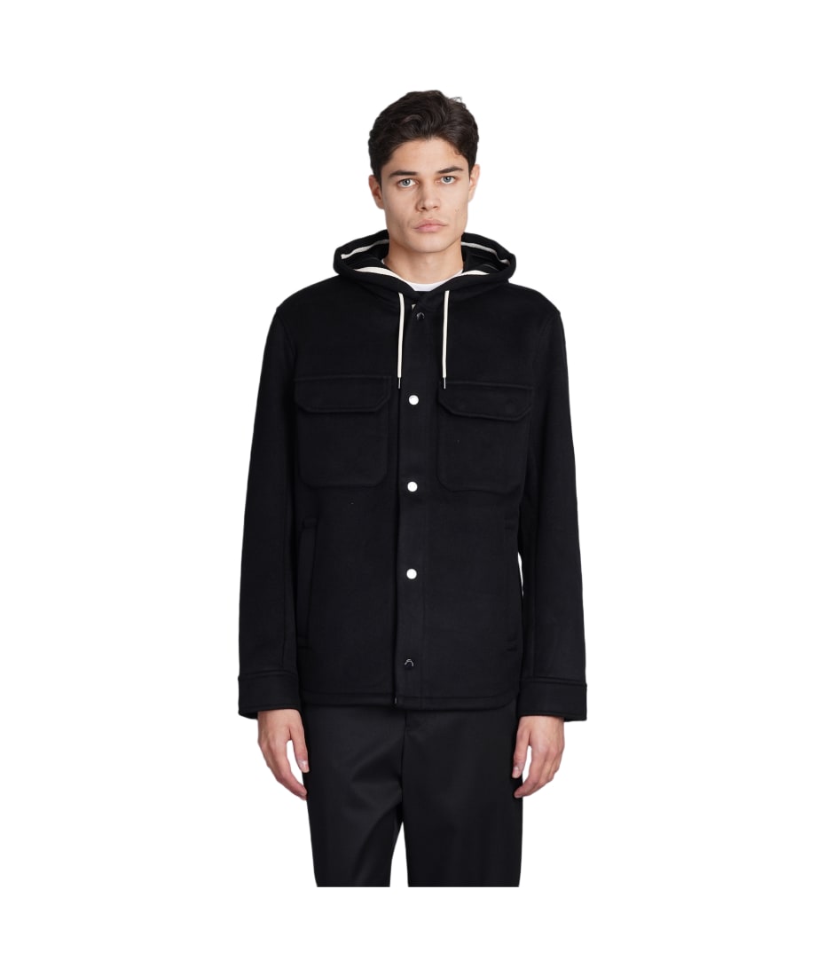 EMPORIO ARMANI カジュアルジャケット 38(S位) 4105124N0072 Emporio Armani Casual Jacket In Black Wool | italist, ALWAYS