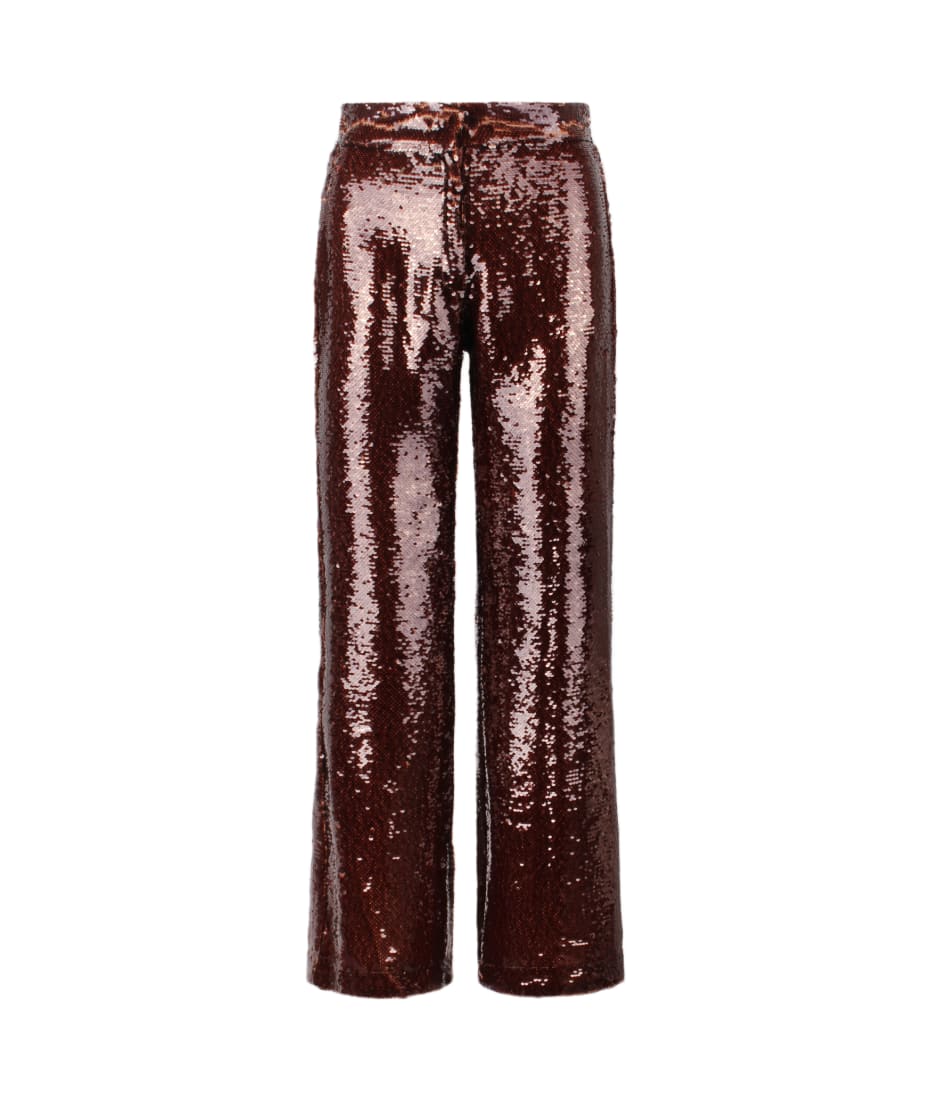 Sabina Musayev Sequined straight-leg Trousers