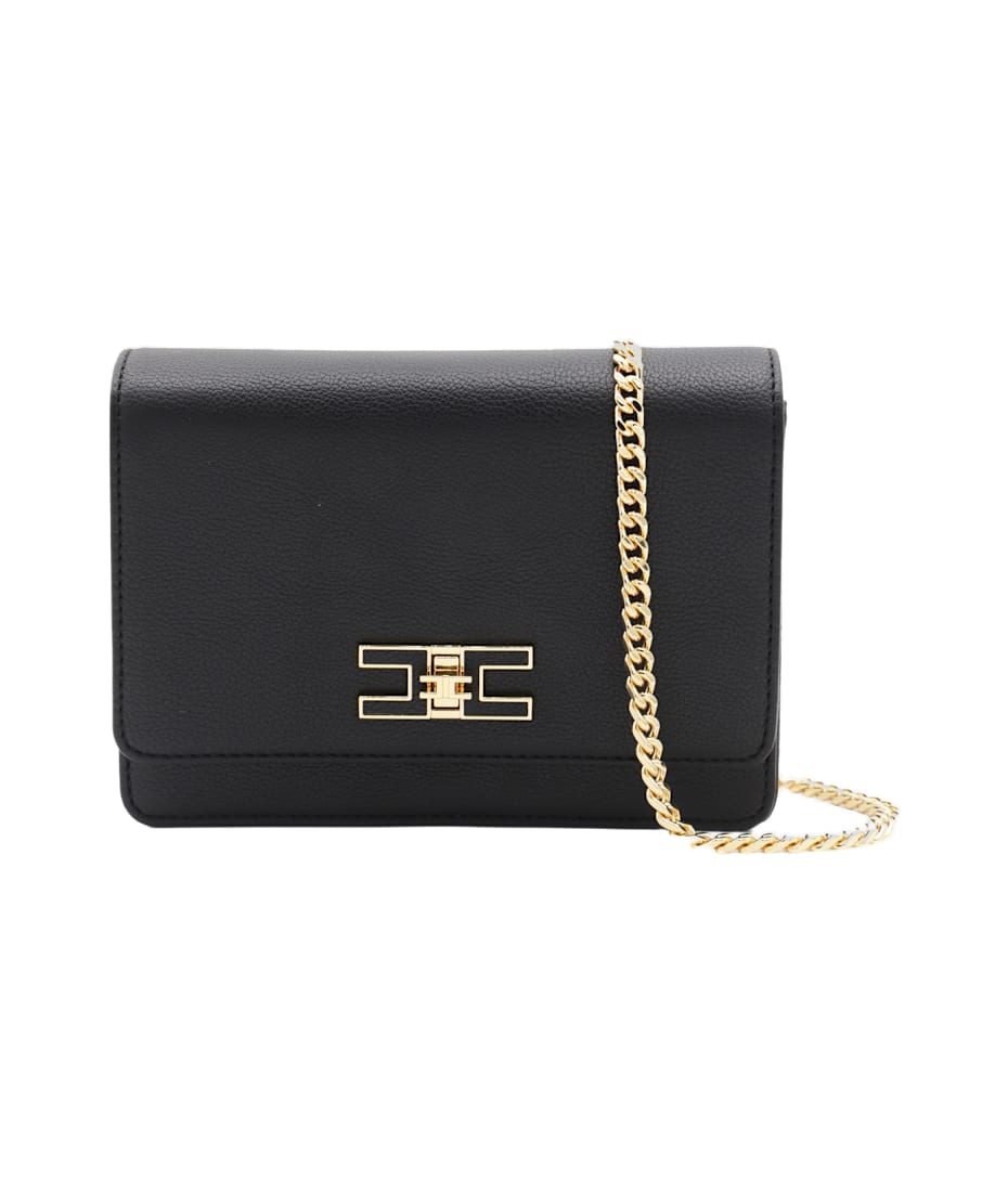 Elisabetta Franchi Black Shoulder Bag | italist