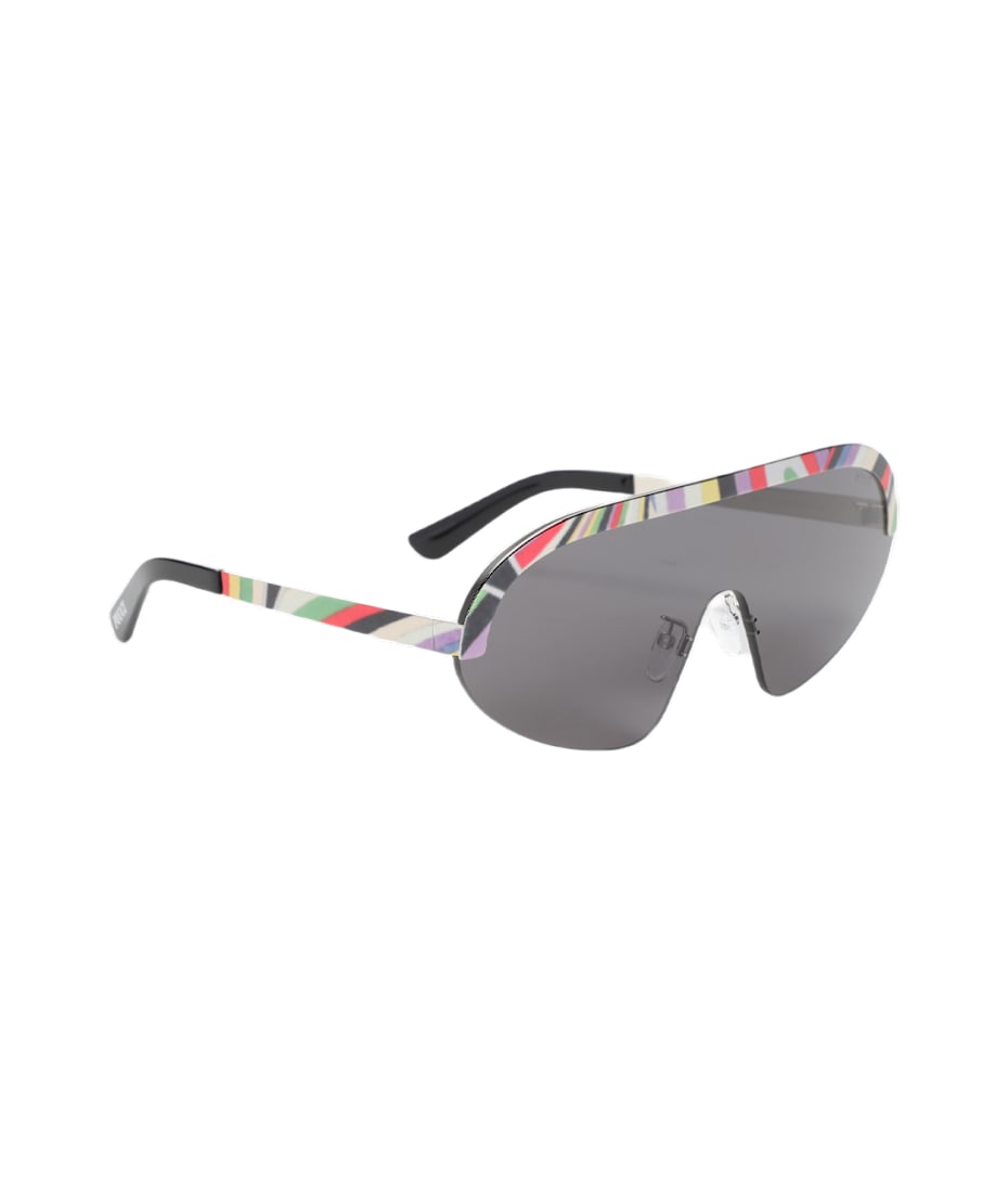 サングラス PUCCI SS25 Pucci Eyewear Acetate Sunglasses (EP0233 56N) Emilio Pucci EP0233 Sunglasses | FramesDirect.com