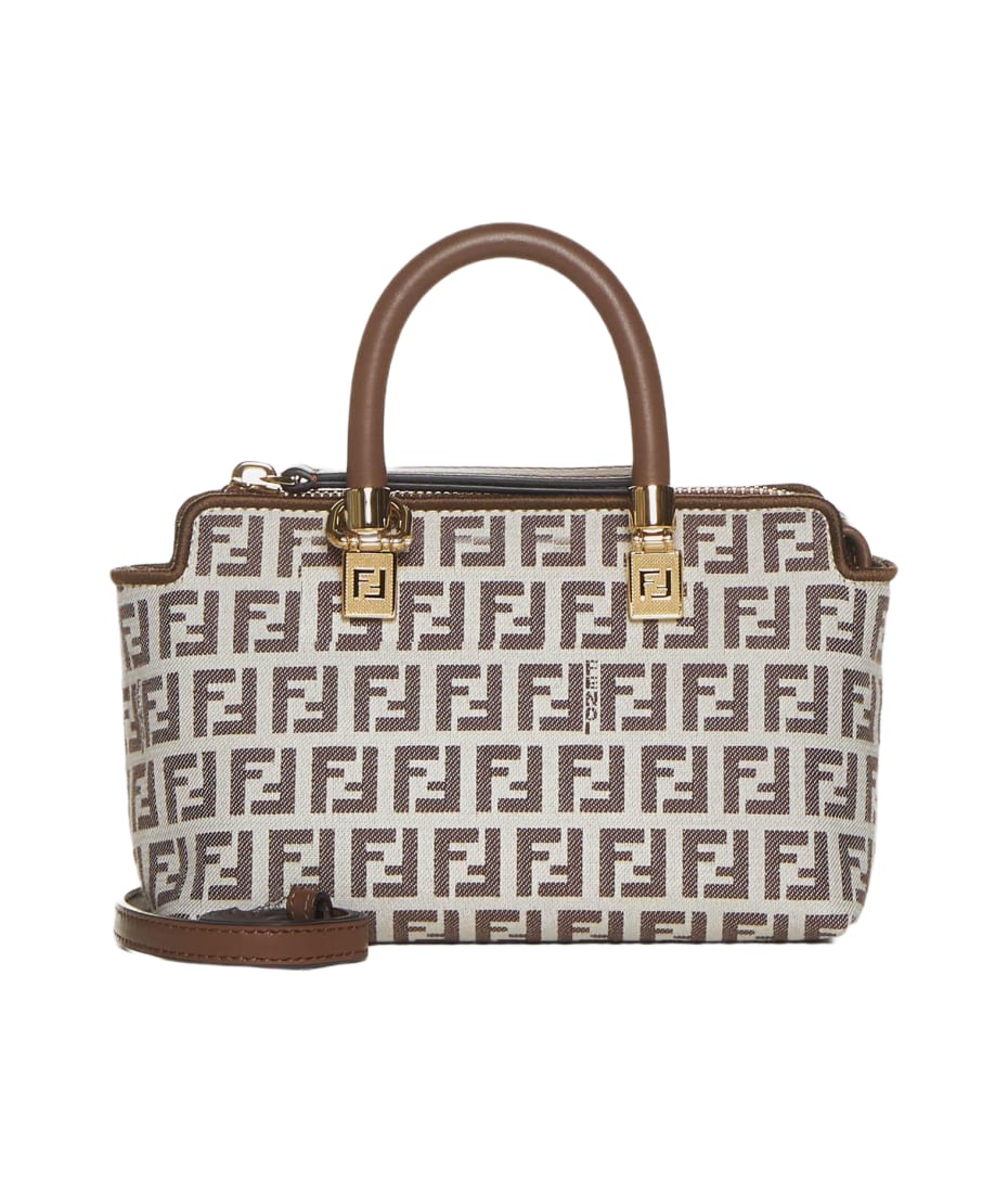 Fendi By The Way Mini Ff Jacquard Bag | italist