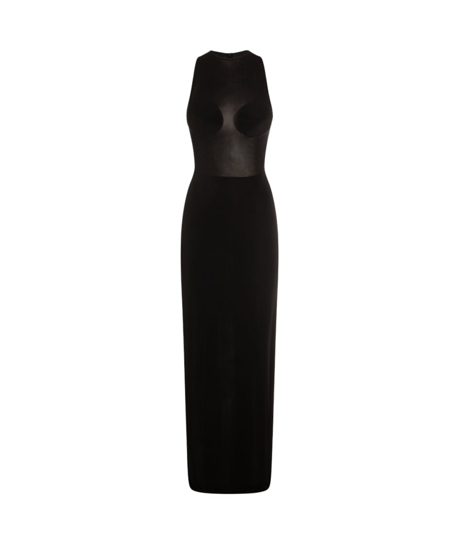 ワンピース JEAN PAUL GAULTIER BLACK VISCOSE MAXI DRESS Jean Paul Gaultier Black Viscose Maxi Dress | italist