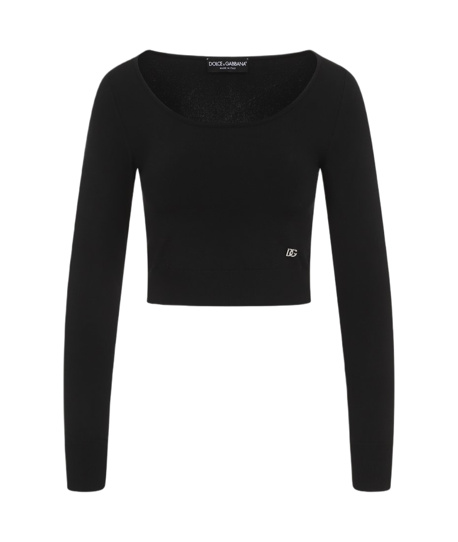 Dolce and gabbana black sweater store