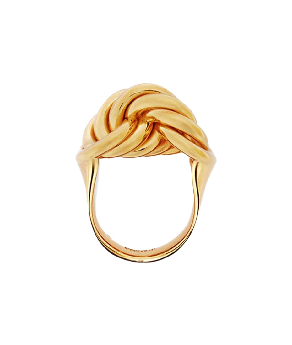 【Jil Sander】Brass ring Brass ring in gold - Jil Sander | Mytheresa