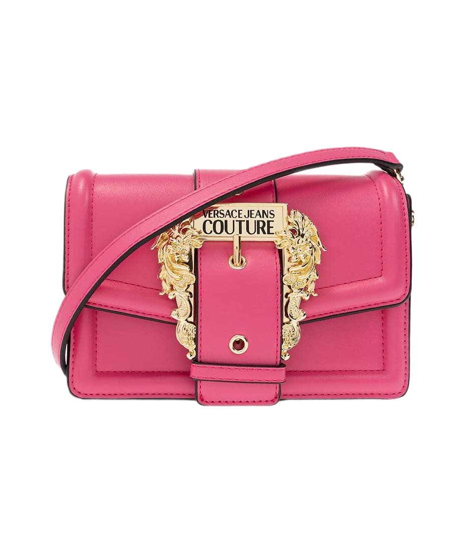 Versace Jeans Couture Shoulder Bag In Rose pink Faux Leather italist ALWAYS LIKE A SALE