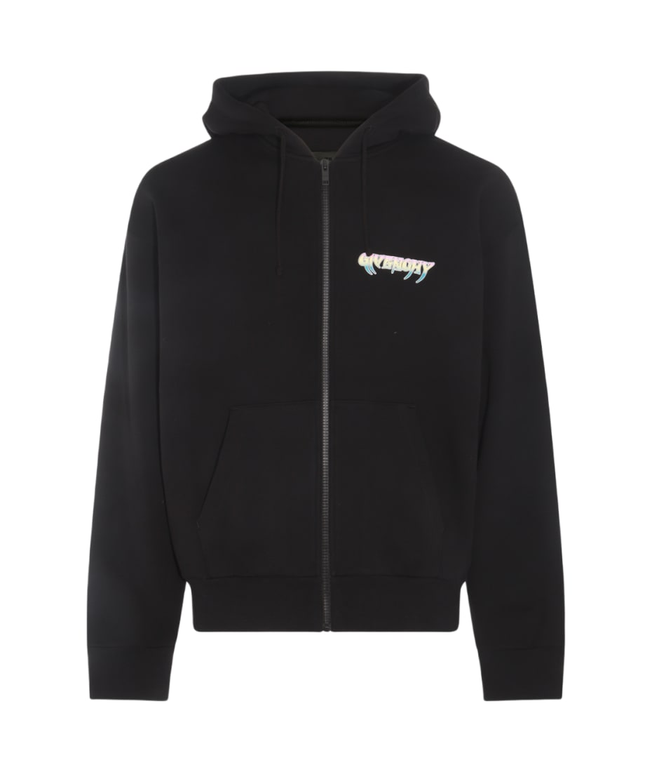Givenchy Black Cotton Sweatshirt italist
