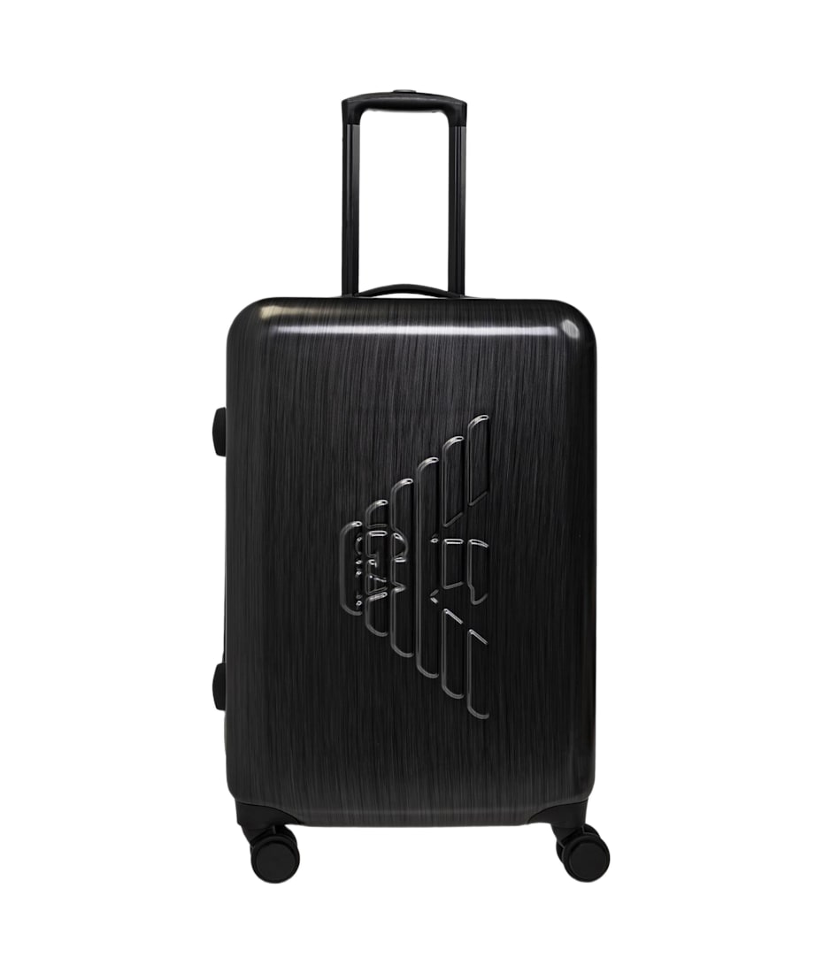 Emporio Armani Trolley Suitcase With Logo italist ALWAYS LIKE A SALE
