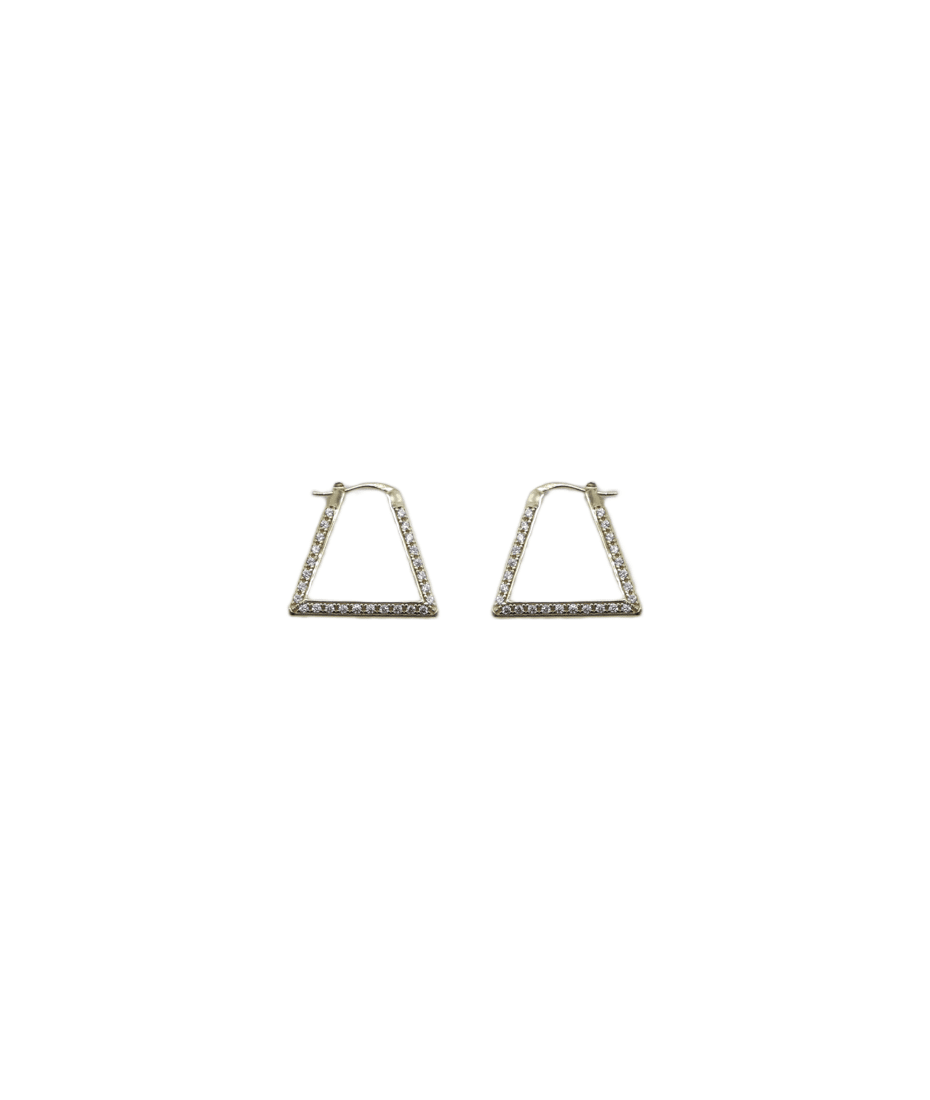 Bottega veneta cubic zirconia earrings on sale