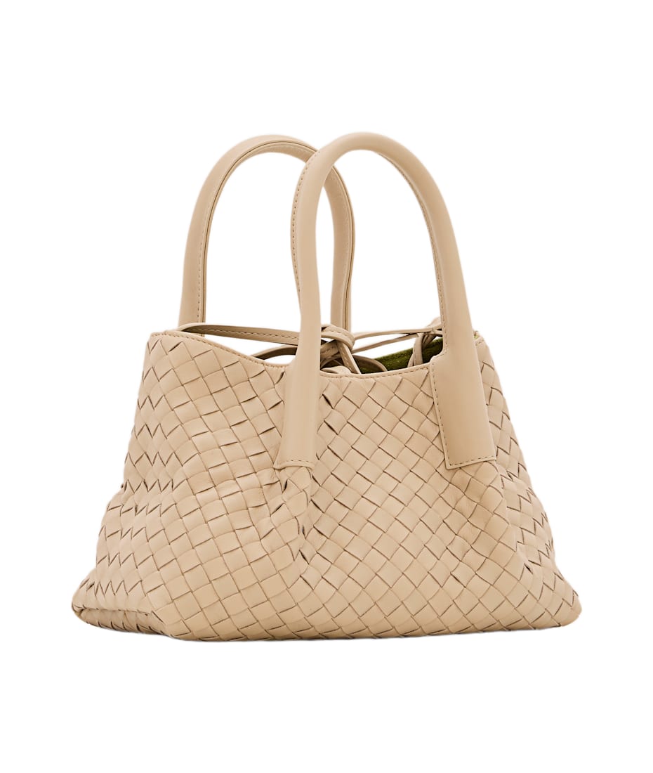 トートバッグ Bottega Veneta Sand Leather Small Pinacoteca Shopping Bag Bottega Veneta Small Pinacoteca Intrecciato Leather Tote