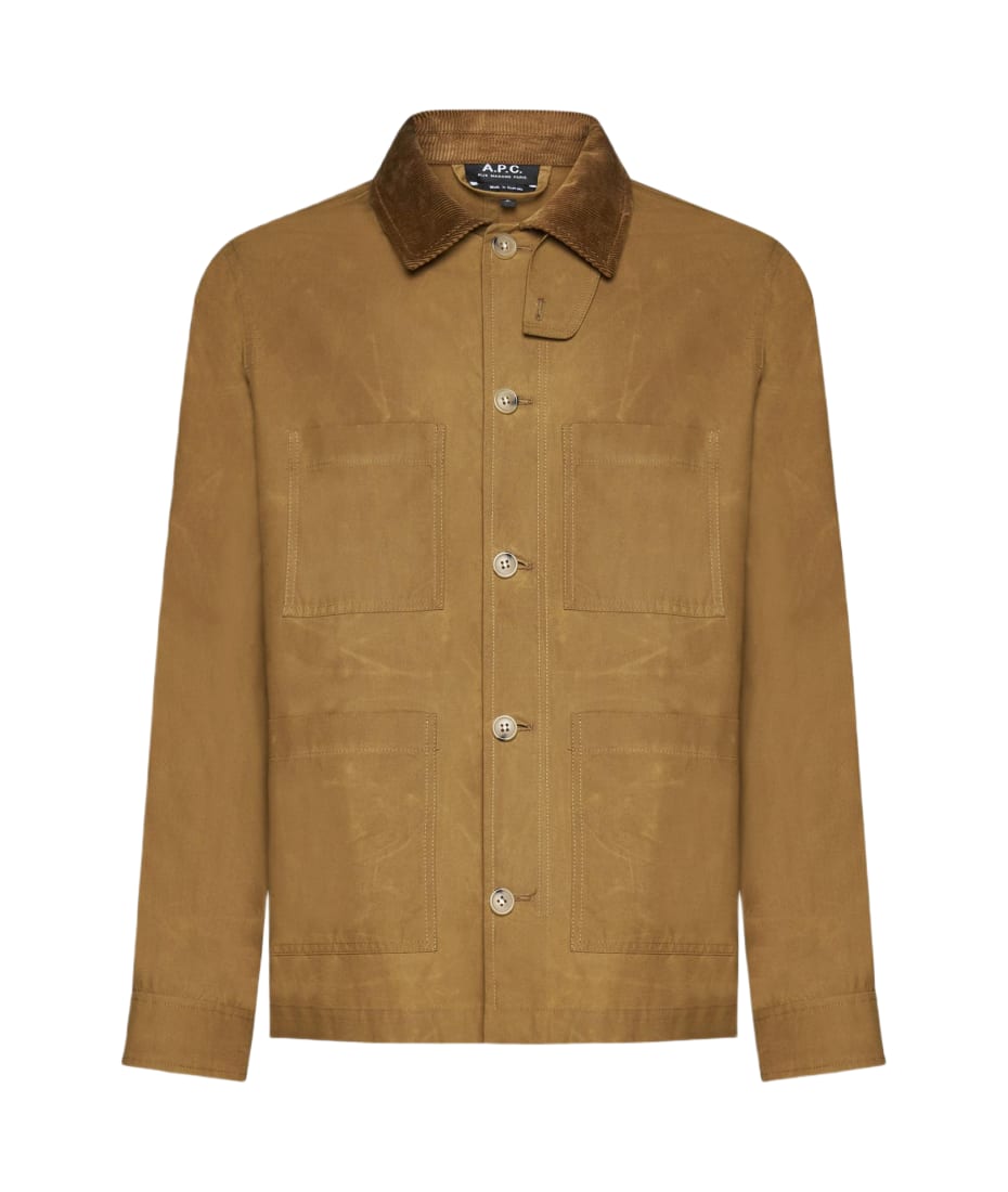Apc waxed jacket on sale