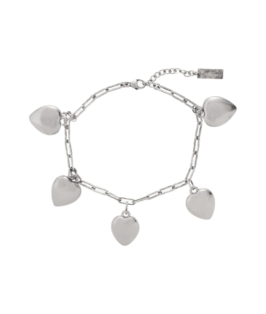 【送料&関税込】Saint Laurent Dangling Heart Charm Bracelet Saint Laurent Dangling Heart Charm Bracelet | italist