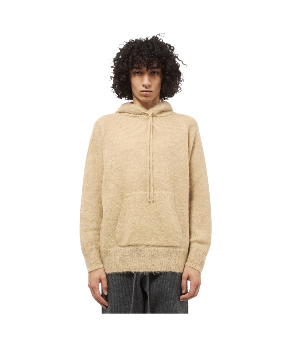 Auralee Kid Mohair Parka Knitwear | italist Auralee Kid Mohair Parka Knitwear | italist