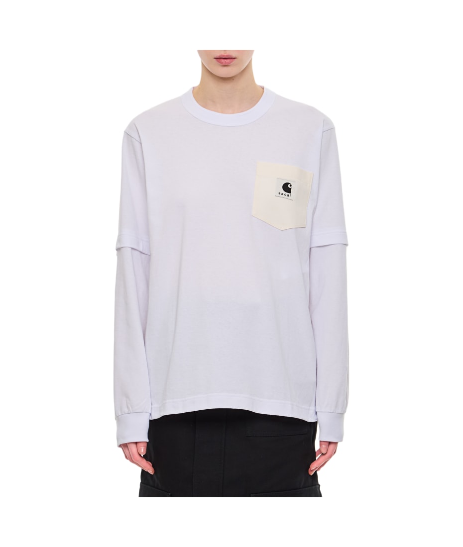 レビュー高評価商品 Wip Carhartt X Sacai L/s italist | T-shirt Cotton トップス