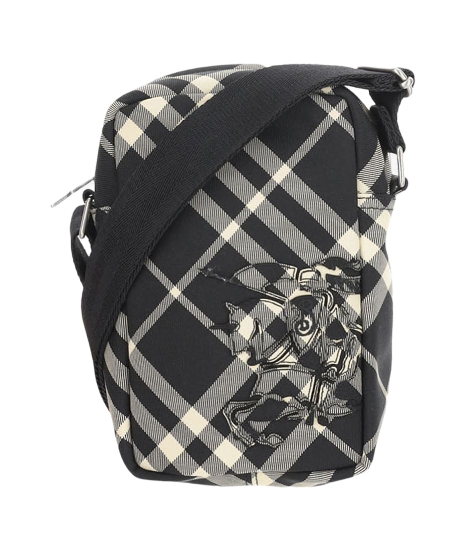 ショルダーバッグ・ポシェット [Burberry] Shoulder Bag With Check Pattern Burberry Snip Check Jacquard Shoulder Bag | Saks Fifth Avenue
