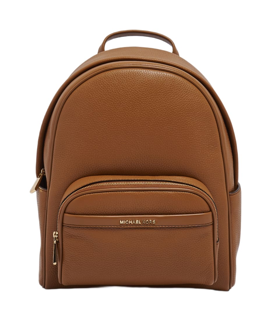 Michael kors brown leather backpack outlet