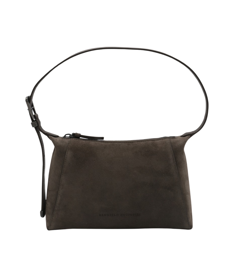 ショルダーバッグ・ポシェット BRUNELLO CUCINELLI BROWN LEATHER SHOULDER BAG Brunello Cucinelli Brown Leather Shoulder Bag | italist