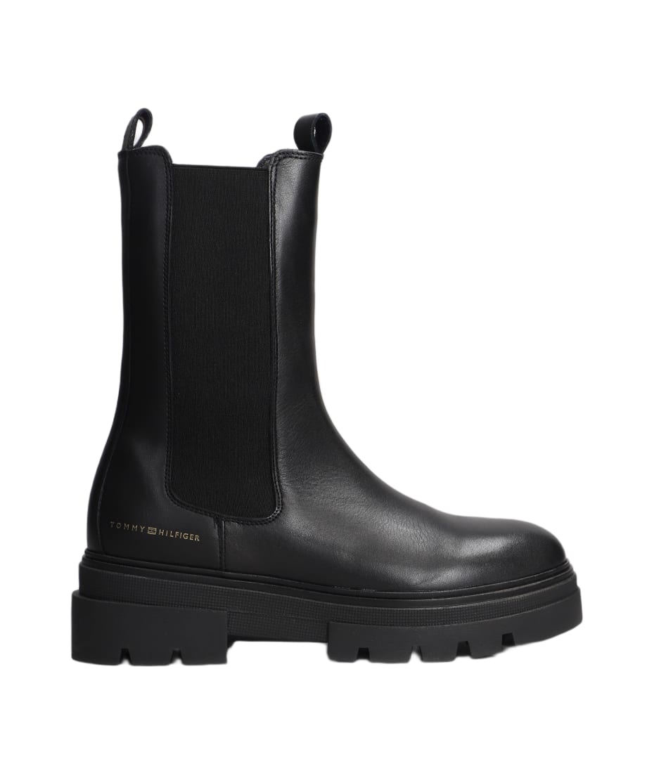 Tommy hilfiger military boots hot sale