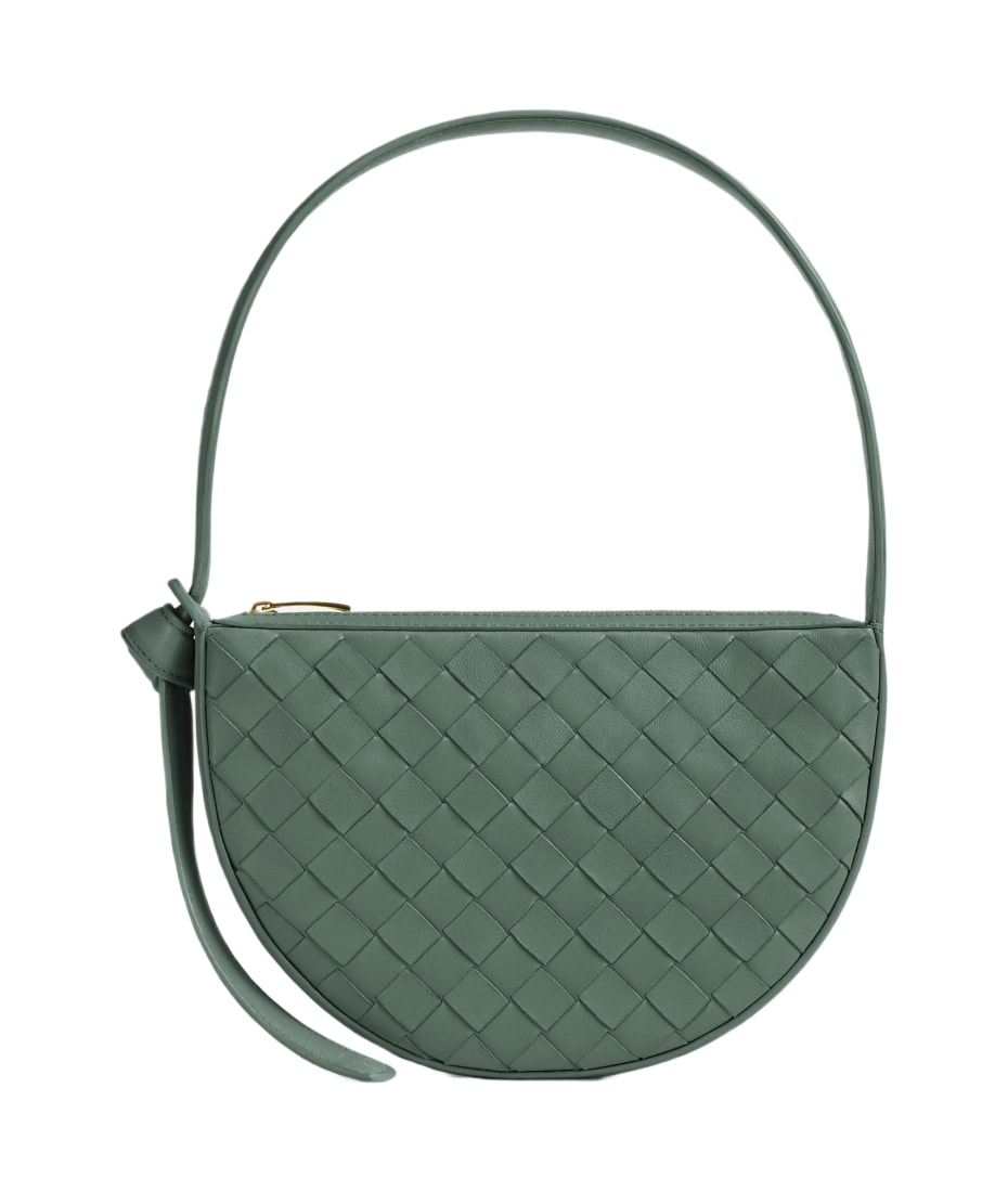 【送料&関税込】Bottega Veneta Half Moon Leather Shoulder Ba Bottega Veneta Half Moon Leather Shoulder Bag | italist