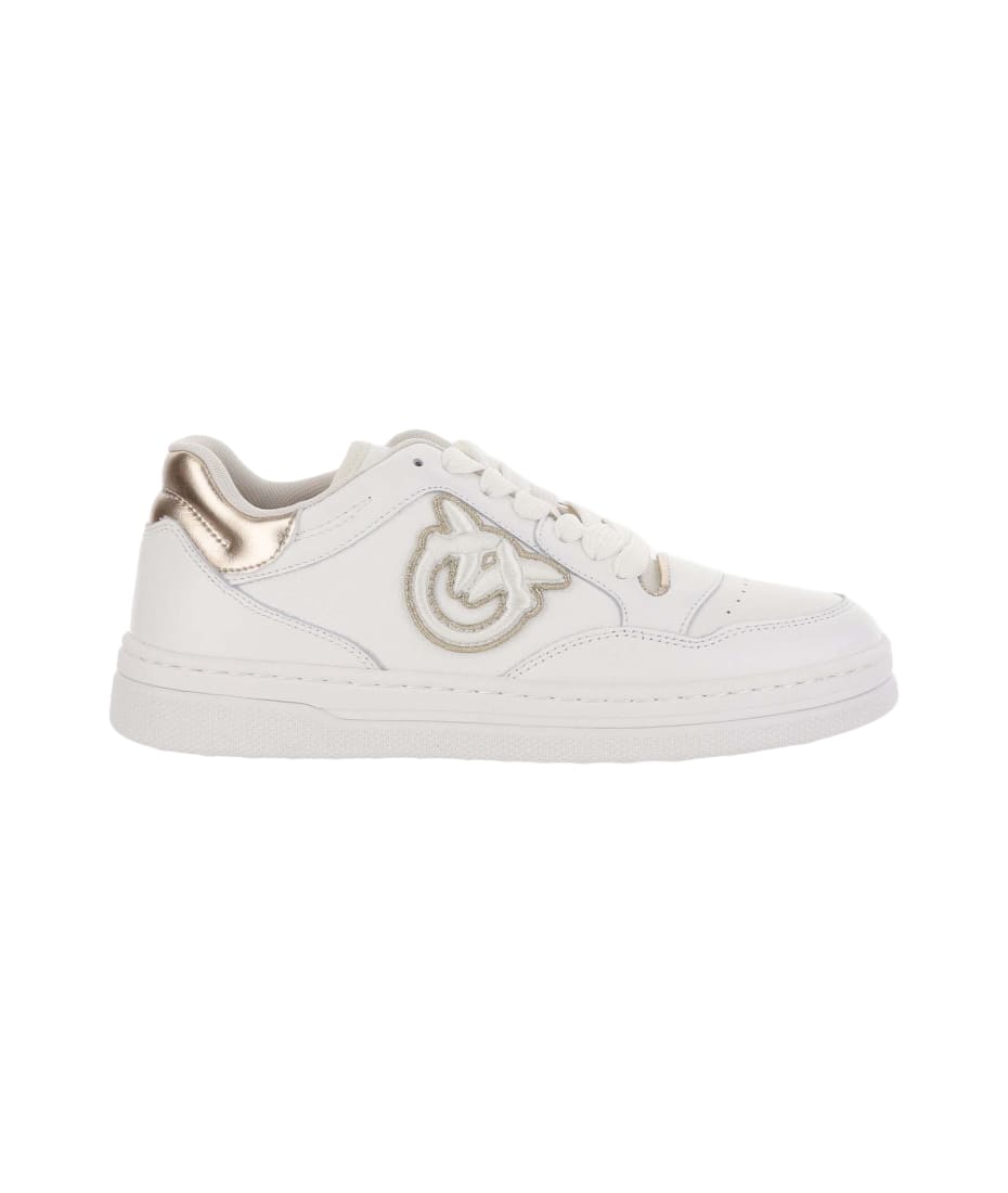 スニーカー Pinko Faux Leather Sneakers Pinko Leather Sneakers With Logo | italist
