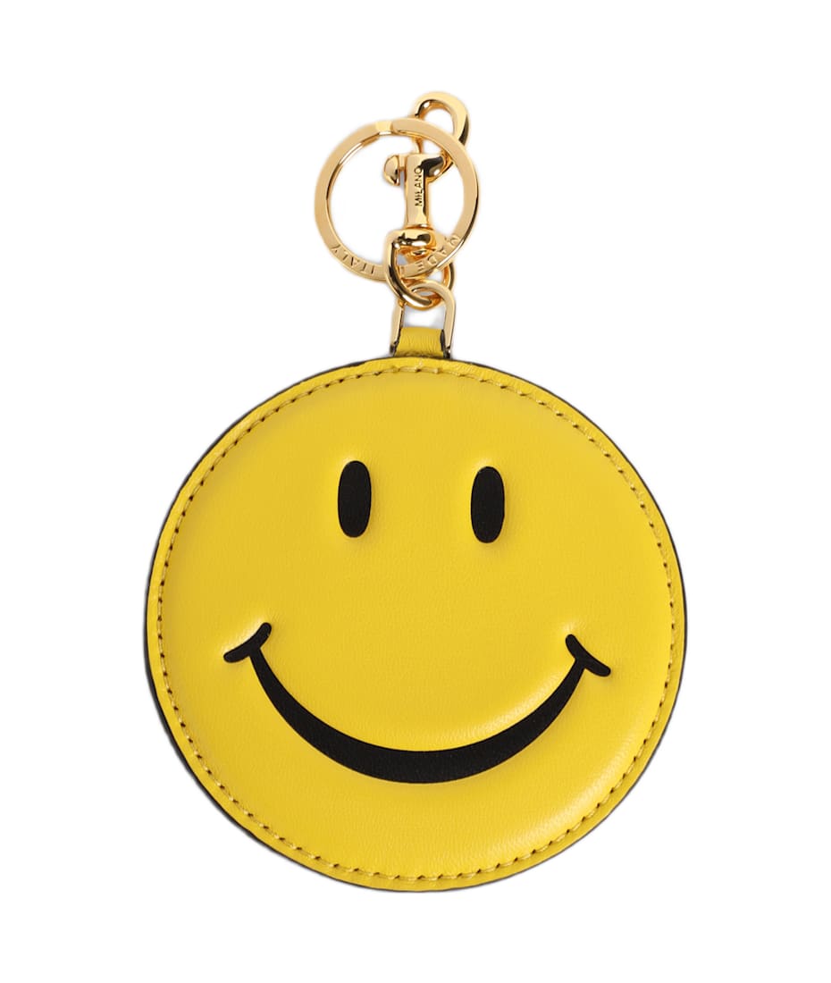 【送料&関税込】Moschino Leather Keychain Moschino Leather Key Ring | italist