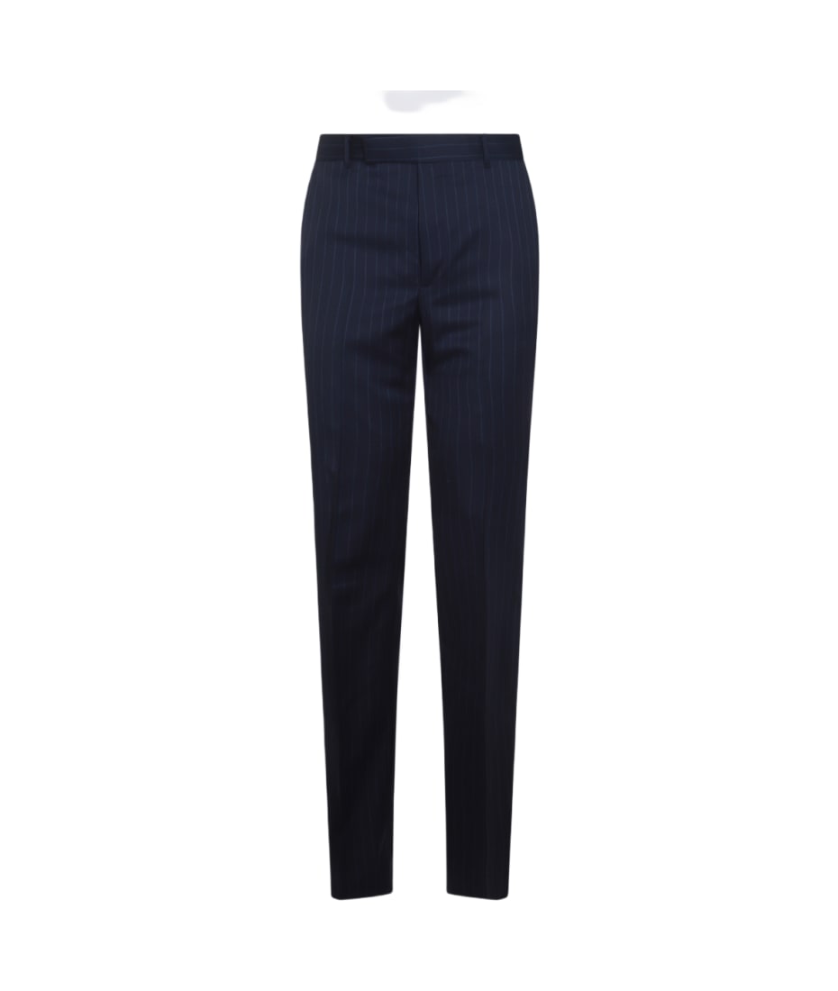 パンツ GIVENCHY BLUE WOOL PALAZZO PANT Givenchy Blue Wool Pants | italist