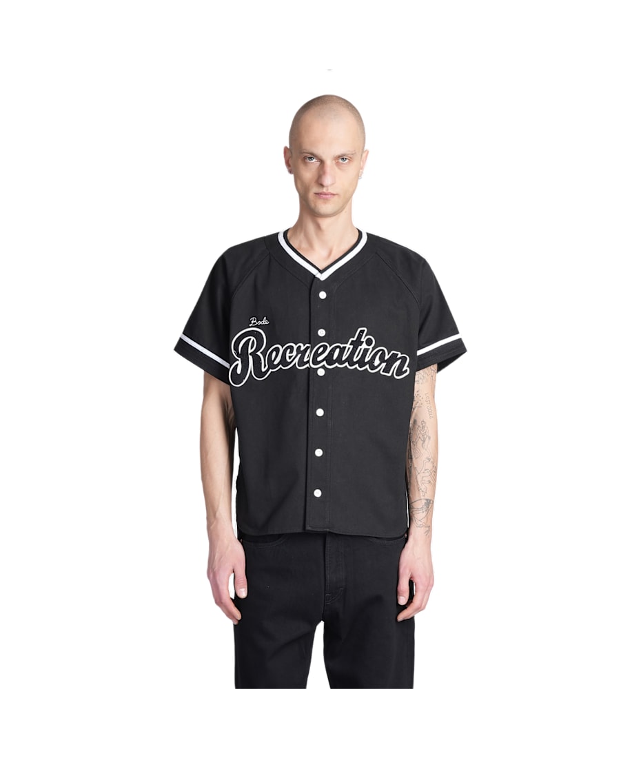 Bode Shirt In Black Cotton | italist