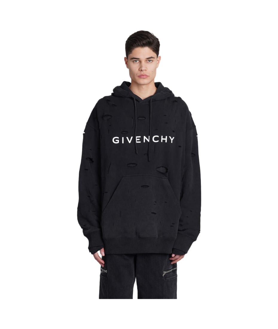 Givenchy hole hoodie deals