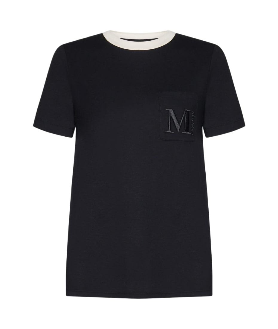 S Max Mara Lecito Logo Cotton T-shirt Tシャツ 通販 | italist