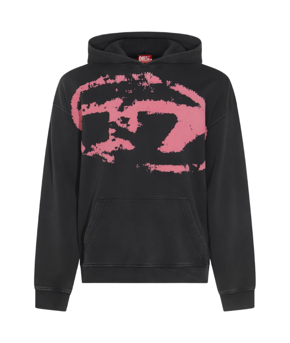 【送料&関税込】Diesel Black Cotton Sweatshirt Diesel Sweatshirt - black/noir - ZALANDO.FR