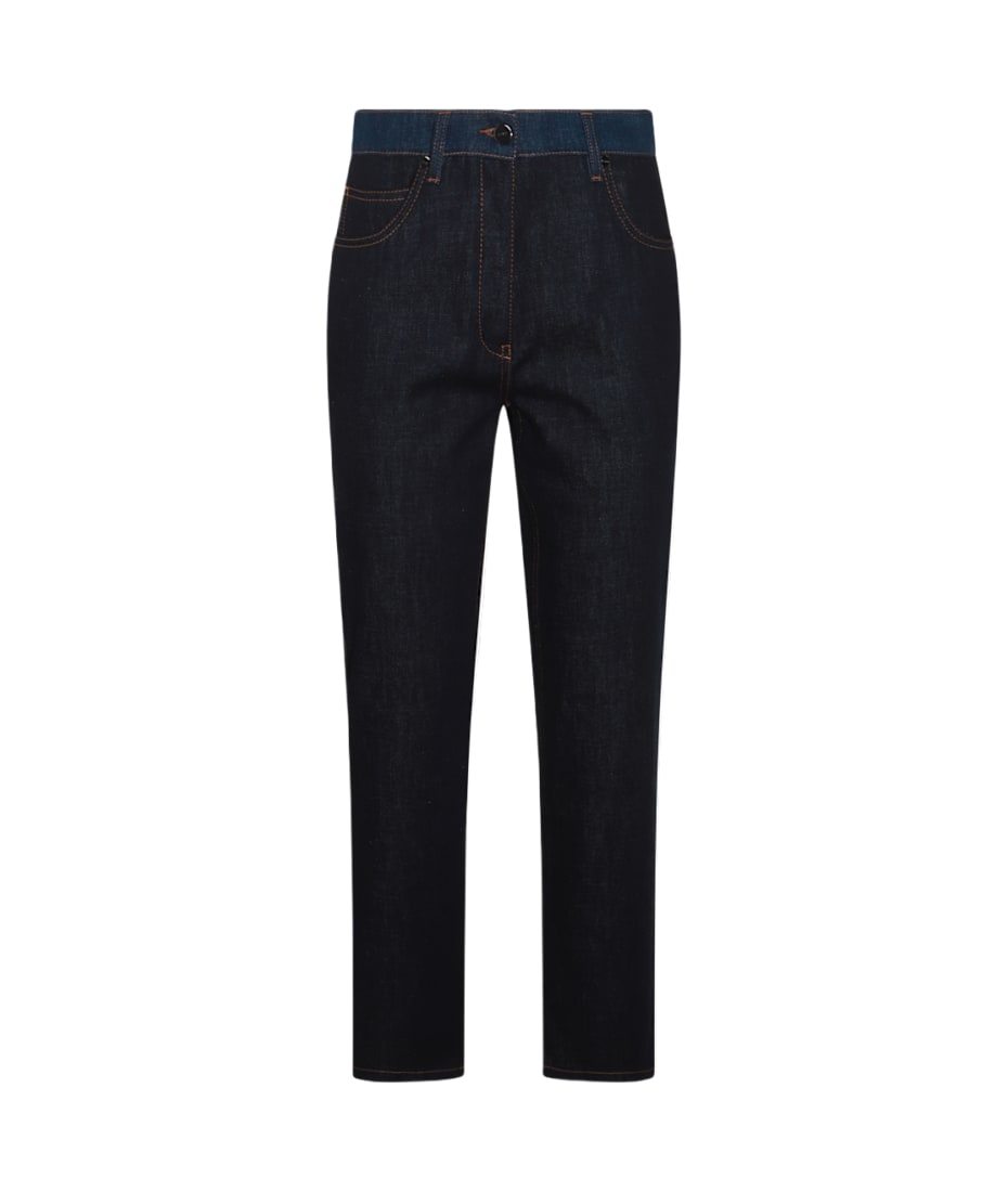 大流行中！ Blue Dark Fendi Cotton italist | Jeans Denim パンツ