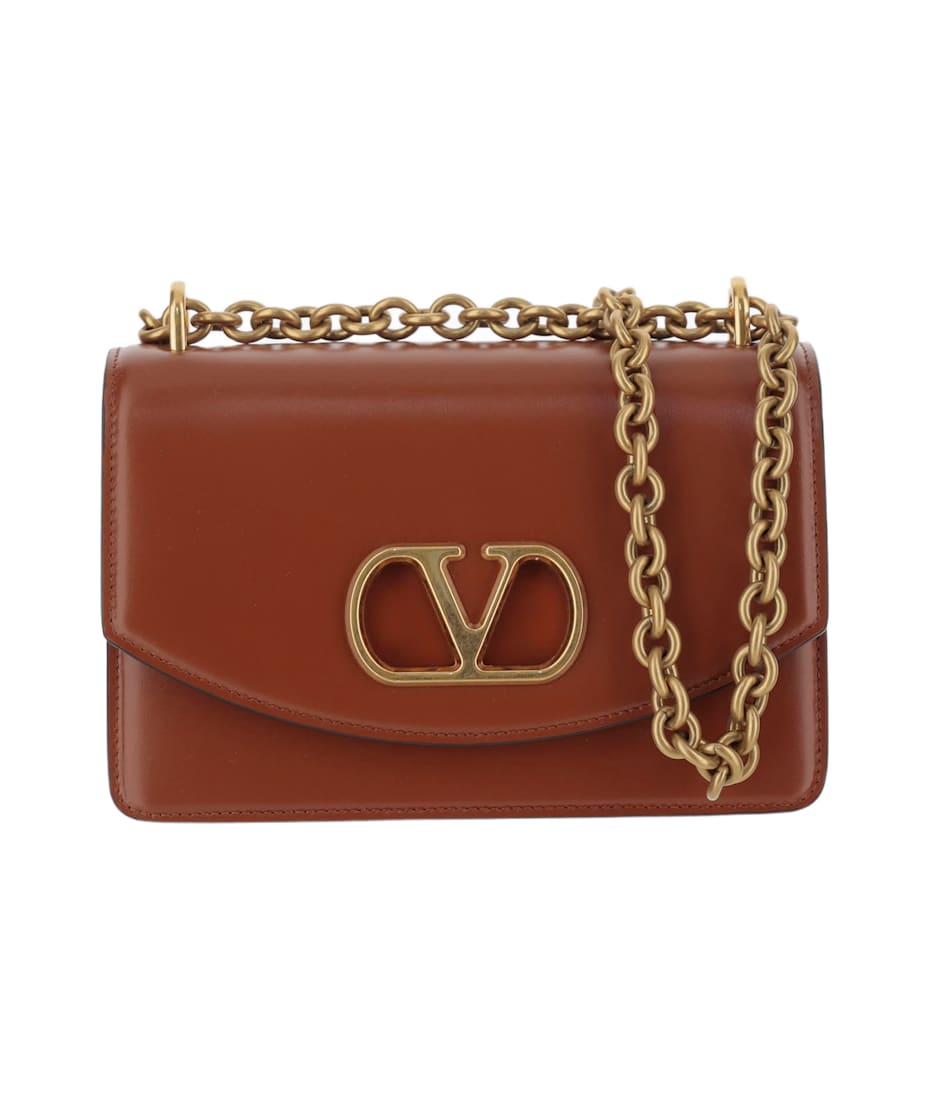 Valentino Garavani Vain Leather Small Shoulder Bag | italist