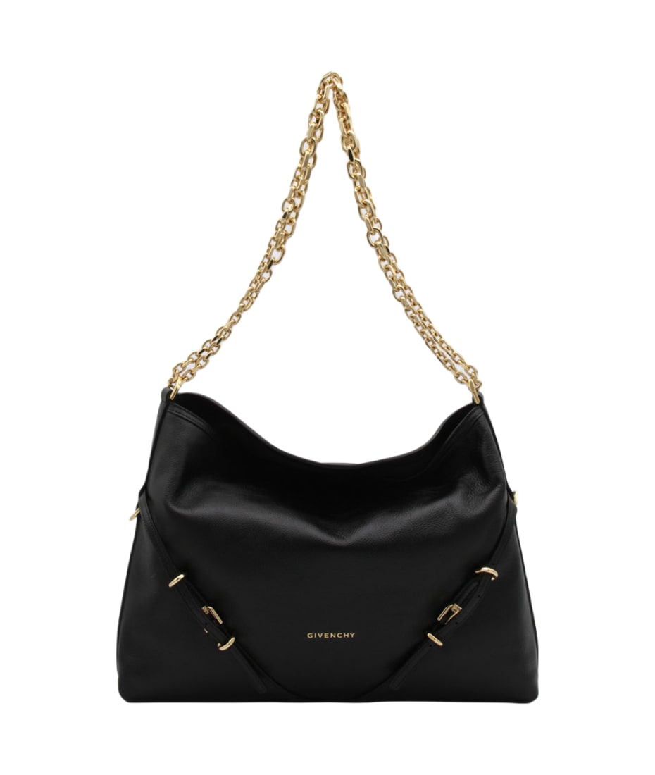ショルダーバッグ・ポシェット Givenchy Black Leather Medium Voyou Shoulder Bag GIVENCHY Medium Voyou Leather Shoulder Bag | Holt Renfrew