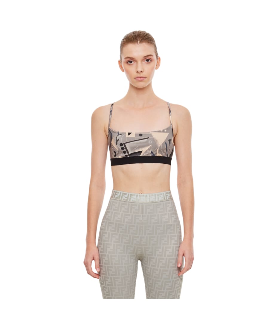 Fendi Memphis Bralette With Futuristic Print italist ALWAYS LIKE A SALE