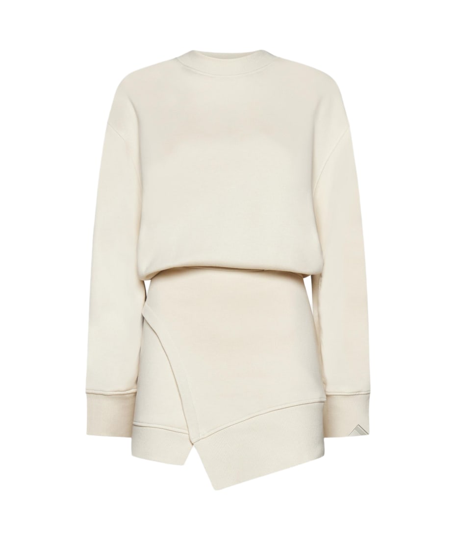 オールインワン・サロペット The Attico Ivory Mini Dress Ivory mini dress for Women | THE ATTICO®
