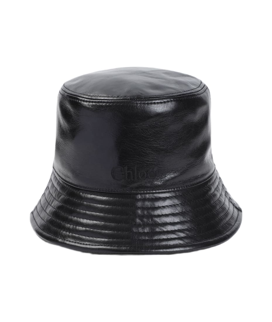 ハット CHLOE LEATHER BUCKET HAT Chloé Leather Bucket Hat | italist