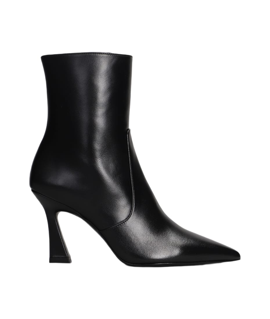 Stuart Weitzman Vinnie High Heels Ankle Boots In Black Leather italist ALWAYS LIKE A SALE