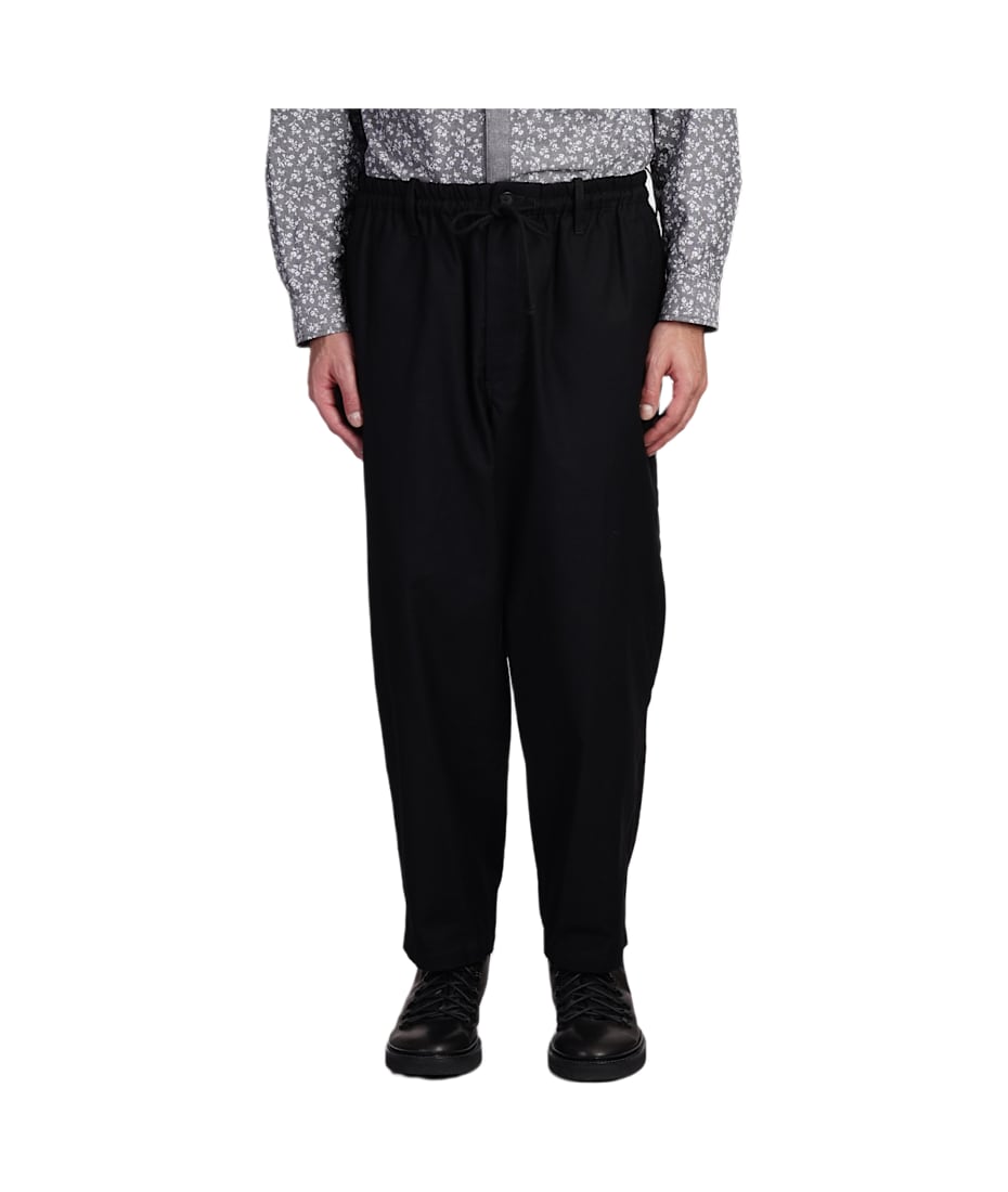 【激安アウトレット!】 In Pants Yamamoto Yohji Black italist | Cotton サルエルパンツ