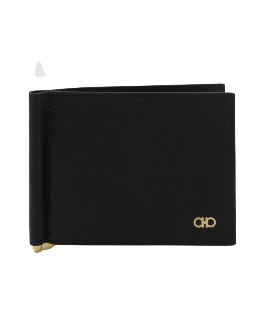 【送料&関税込】Ferragamo Black Leather Wallet Ferragamo Black Leather Wallet | italist